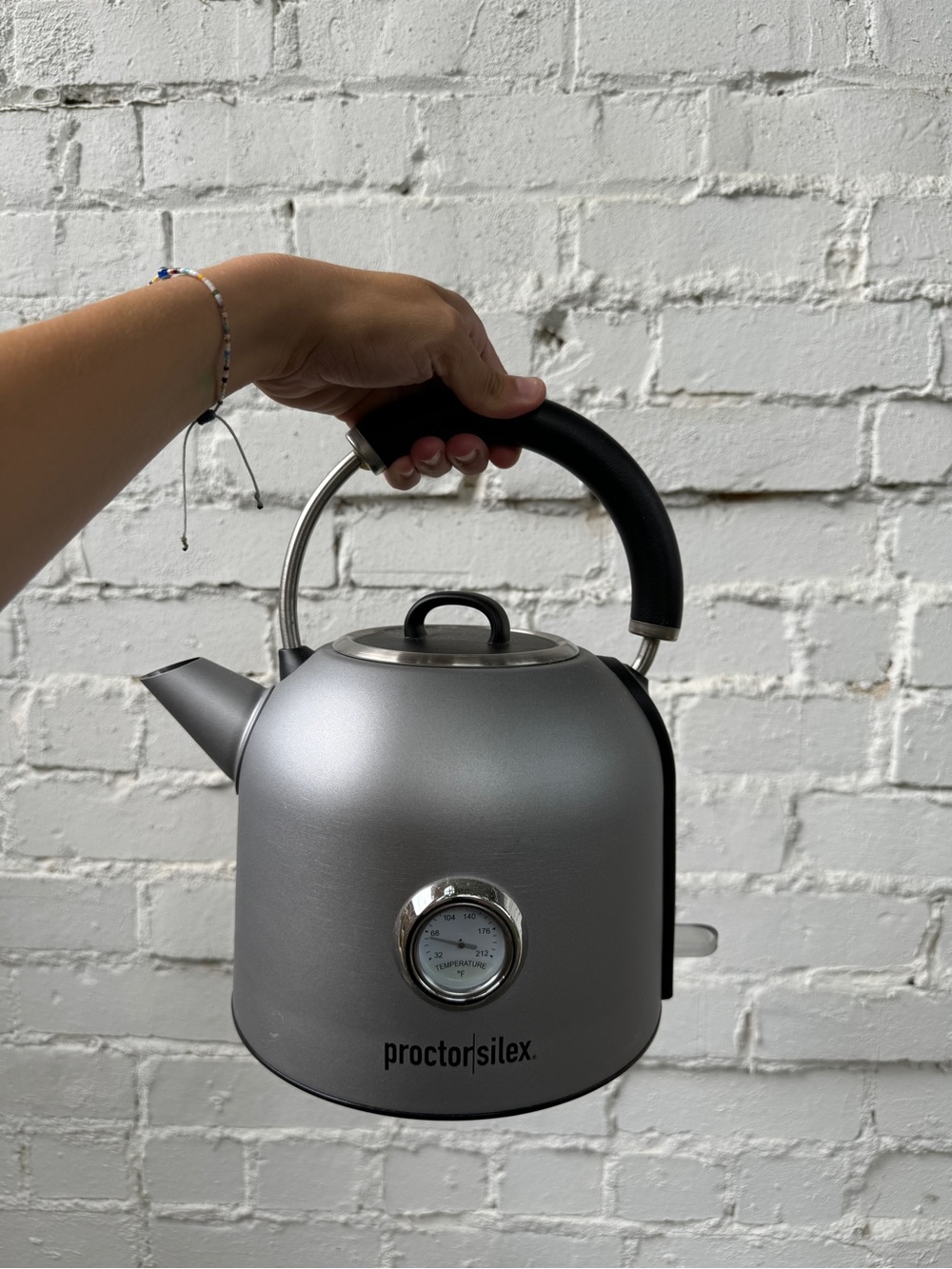 Brand New Silver Electric Tea Kettle Proctor Silex